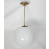 vintage lampa sufitowa lata 50 szklana kula