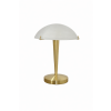 lampka stołowa modern złota podstawa szkło