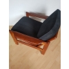 Fotel Danish design lata 60. – widok z lewej strony
