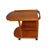 Barek vintage mid century teak i buk z półkami