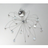 lampa wisząca rozgałęziona chromowana