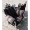 meble vintage fotele drewno lakierowane, stylowe