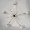 lampa sputnik vintage 5 kul szklanych