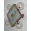 Oryginalna lampa sufitowa retro zachowana w dobrym stanie