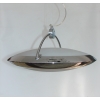 Lampa wisząca F. Fabien zawieszona nad stołem w nowoczesnym wnętrzu w stylu retro.