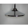 Lampa retro wisząca chromowana – zawieszona na kablu