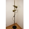 Lampa podłogowa vintage z lat 70. z dwoma kloszami