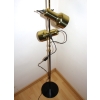 Lampa podłogowa retro z dwoma szklanymi kloszami