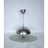 Lampa sufitowa Art Deco z lat 30. – niklowany mosiądz