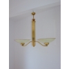 Lampa sufitowa z kloszami ze szkła, styl Art Deco