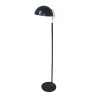 Lampa podłogowa z lat 90., metalowa z aluminiowym kloszem