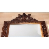 lustro vintage z bogato zdobioną ramą