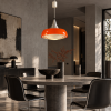 Lampa wisząca vintage z aluminium