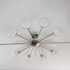 Włoski design żyrandola z lat 70. – lampa sufitowa retro