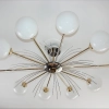 Włoski design żyrandola z lat 70. – lampa sufitowa retro