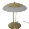 Lampa stołowa Modern z lat 80 wykonana z mosiądzu i szkła