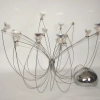 lampa loftowa chrom pająk vintage