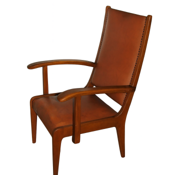 Fotel Modern z lat 50 – widok z przodu