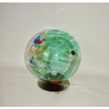 lampka retro E14 metal i szkło