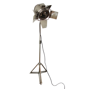 Lampa podłogowa loft z lat 80. – widok całości