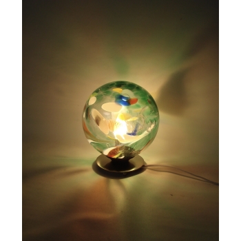 lampka dekoracyjna vintage szklana