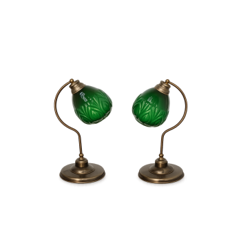 para lamp stołowych vintage lata 80