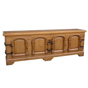 dębowa komoda z lat 50