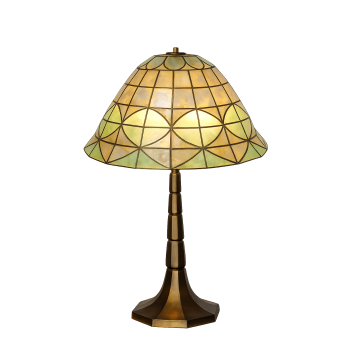 Lampa stołowa Tiffany z lat 70.