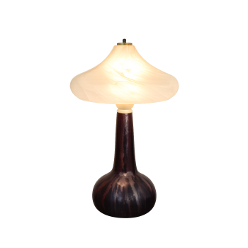 Ceramiczna lampa Lawa z lat 70.