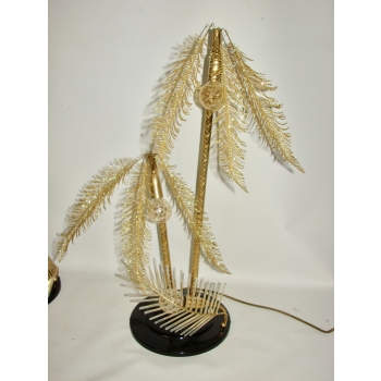 lampy designerskie z liśćmi palma