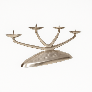 świecznik WMF IKORA metal srebrzony lata 60