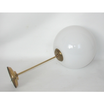 lampa sufitowa minimalistyczna retro mosiądz