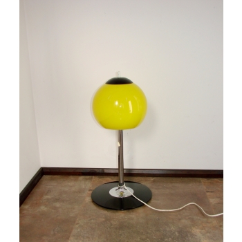 Lampa vintage metal szkło tworzywo detal