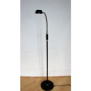 Metalowa lampa podłogowa z regulacją 125–135 cm