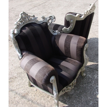 meble vintage fotele drewno lakierowane, stylowe