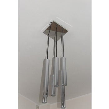 Oryginalna lampa vintage z sześcioma punktami świetlnymi