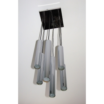 Kaskadowa lampa sufitowa retro styl industrialny