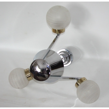 Lampa sufitowa Bauhaus 3x E27 retro