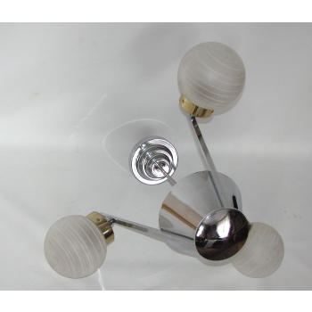 Designerska lampa vintage z trzema punktami świetlnymi