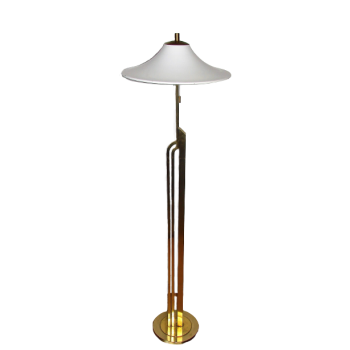 Lampa podłogowa Art Deco z lat 60. – widok z przodu