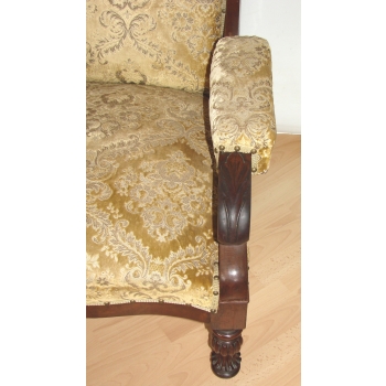 Oryginalny fotel vintage zachowany w dobrym stanie