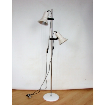 Stylowa lampa podłogowa vintage, szerokość około 40 cm
