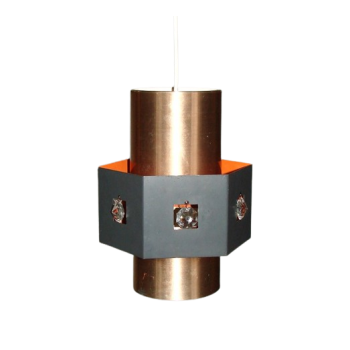 Lampa wisząca Fog & Morup z lat 70. – widok ogólny