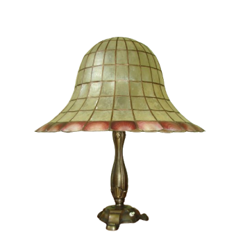 Lampa stołowa secesyjna z lat 50. – widok ogólny