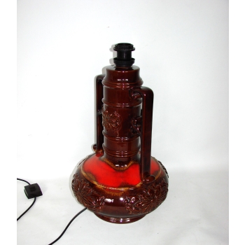 Lampa podłogowa retro – zbliżenie na klosz