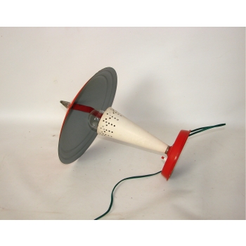 Lampa grzybek vintage – profil boczny