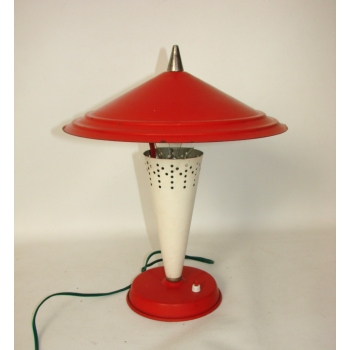 Lampa grzybek vintage – profil boczny
