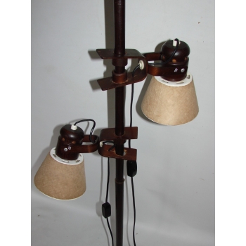 Szwedzka lampa podłogowa, GB Solbackens Svarveri, lata 70