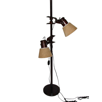 Szwedzka lampa podłogowa, GB Solbackens Svarveri, lata 70