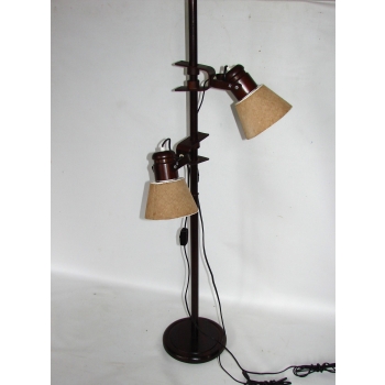 Szwedzka lampa podłogowa, GB Solbackens Svarveri, lata 70